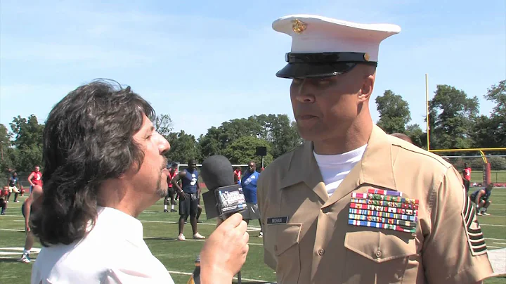 Artie Clear interviews Sgt. Maj. Gary D. Moran at ...