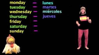 Learn Spanish - Days of the week in Spanish - Spanish Lessons