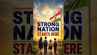 Strong Nation Starts Here 🇮🇳📚#shorts
