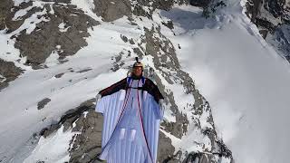Flying down the Eiger // Wingsuit Flight Eiger, Switzerland