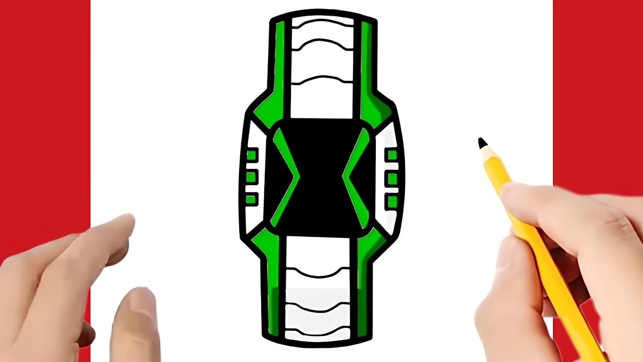 Ben 10 Omniverse Omnitrix | Cómo dibujar Omniverse Omnitrix