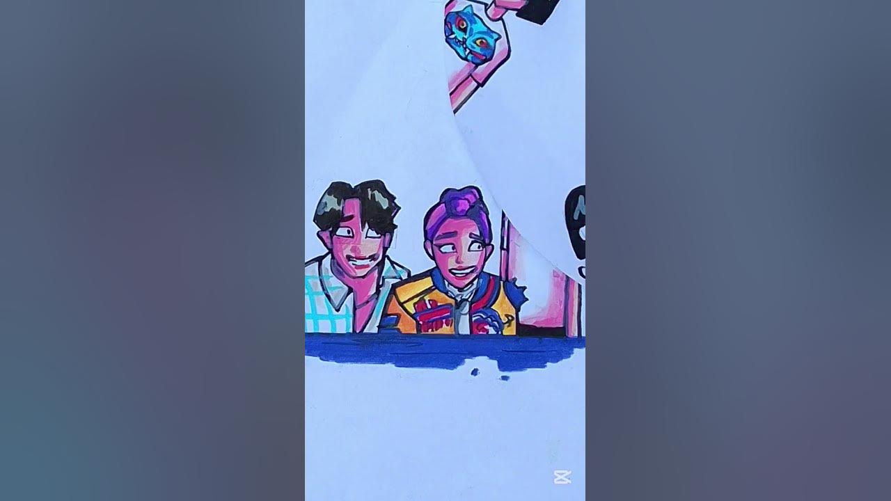 Jinu x Rumi Fanmoment#kpopdemonhunters#art#fypシ゚viral#squidgame #youtubeshorts