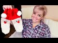 #вязание СВЯЗАЛА еще 🎅🧦/Ангелина снова вяжет #вязаниеспицами #вяжемкновомугоду