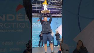 👏 Podium du Vendée Arctique 2026 1er Ambrogio Beccarria 2ème Sam Goodchild 3ème Violette Dorange 👏