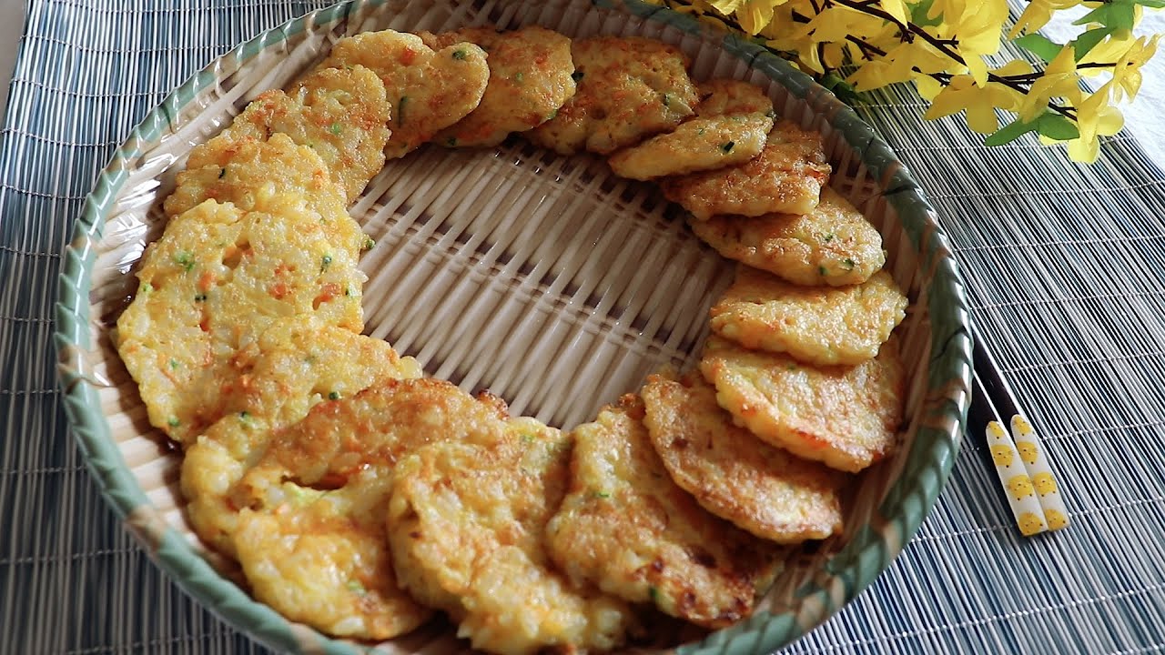 Rice pancake :: Recipe :: Lunch :: Easy - YouTube