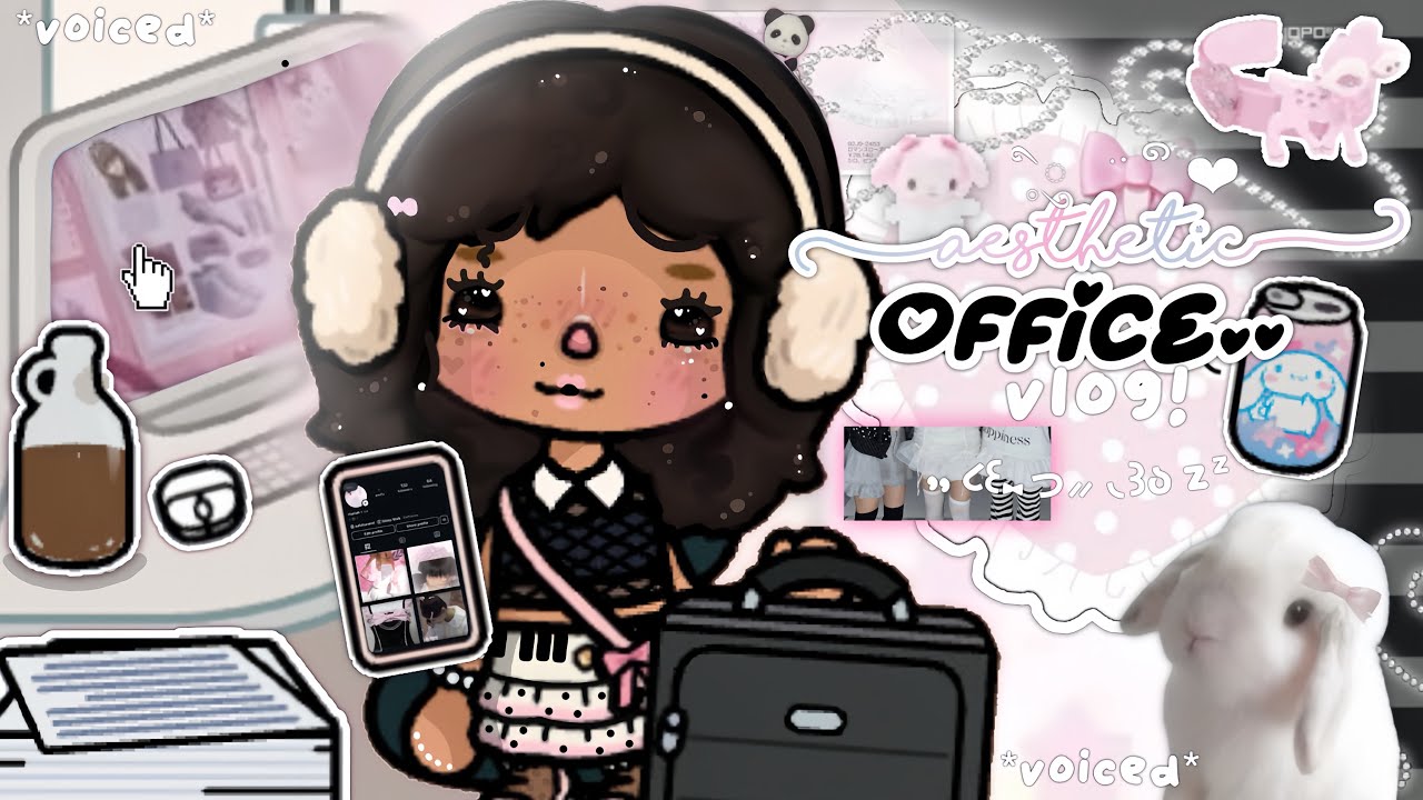 🐰🎀 *ЭСТЕТИЧНЫЙ* ОФИСНЫЙ ВИДЕОБЛОГ! 𓈒ིུ ׄ݁ ᩙ ❤︎ toca life world roleplay |