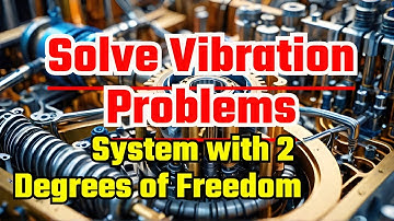 Two degree of freedom system vibration problem, mechanical vibration
