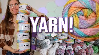 Yarn Haul | Caron Cinnamon Swirl Cakes, Big Twist Party, & more