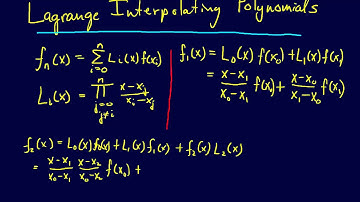 5.2.5-Curve Fitting: Lagrange Interpolating Polynomials--Quadratic Interpolation