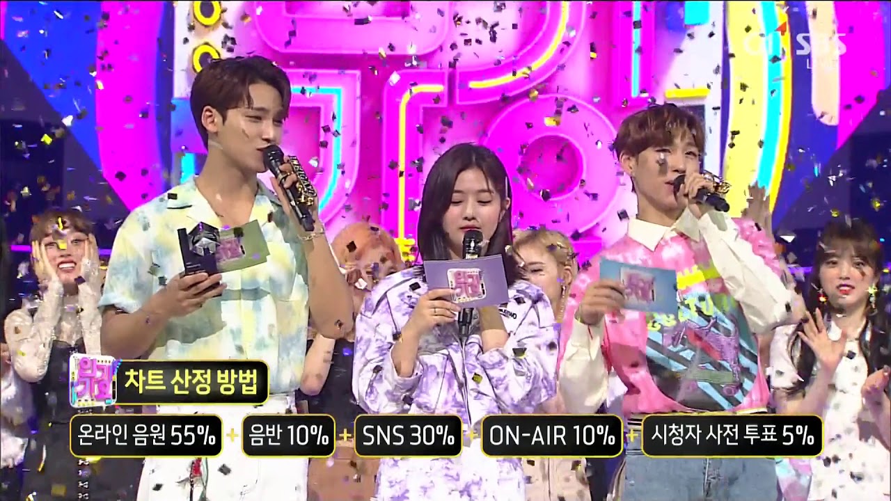 190519 G1 SBS Inkigayo E1002 Final Winner Cut - YouTube