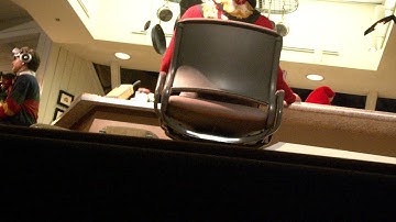 Carousel of progress to unload February 2020 with camera pointed at ceiling (Stereo sound)