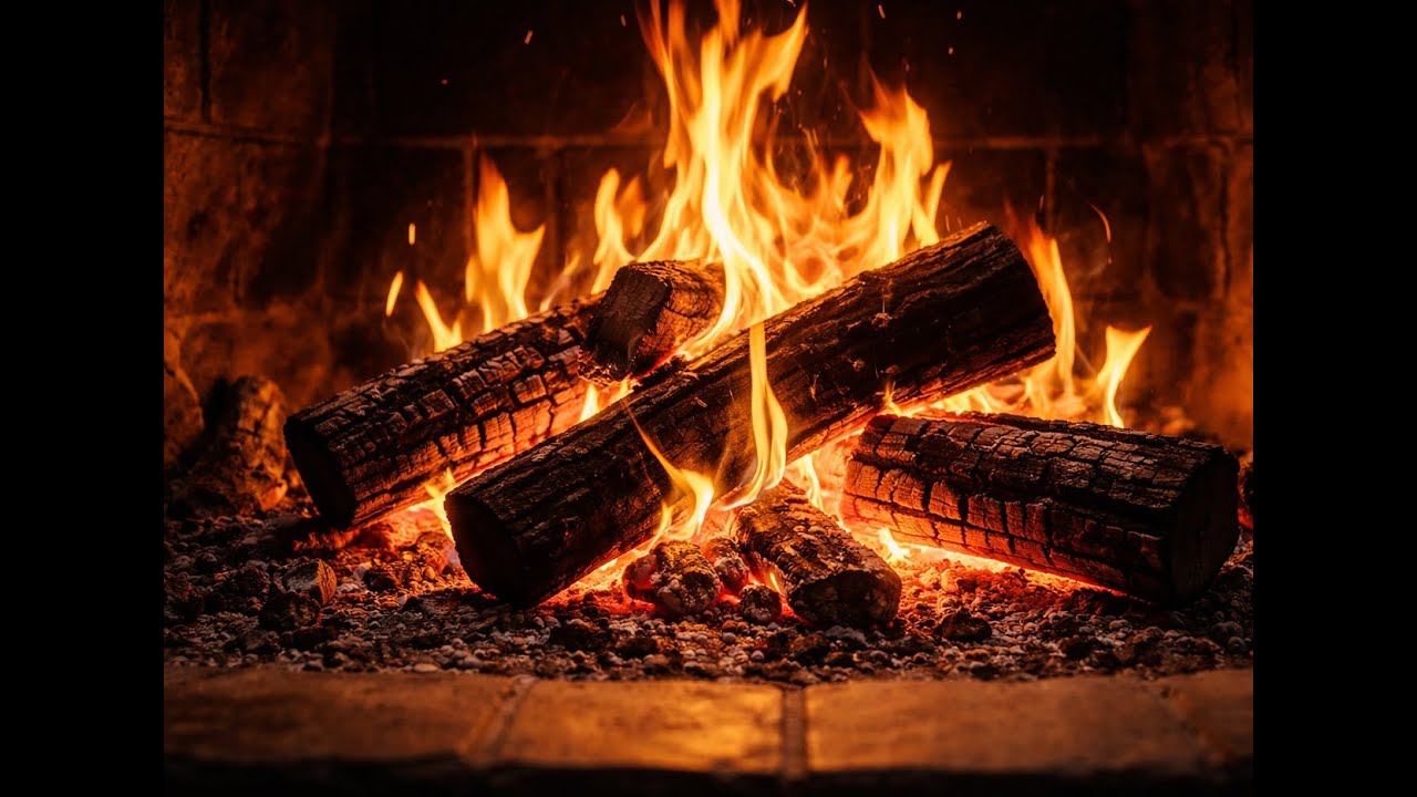 Fireplace 🔥 9 Hours of Calm and Comfort