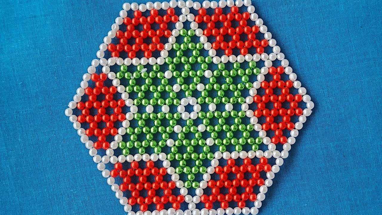 Beaded Table Mat | ಬಿಸಾಳೆ Bisale Making from Beads part -1 | Marriage Decor | How to make Table Mat