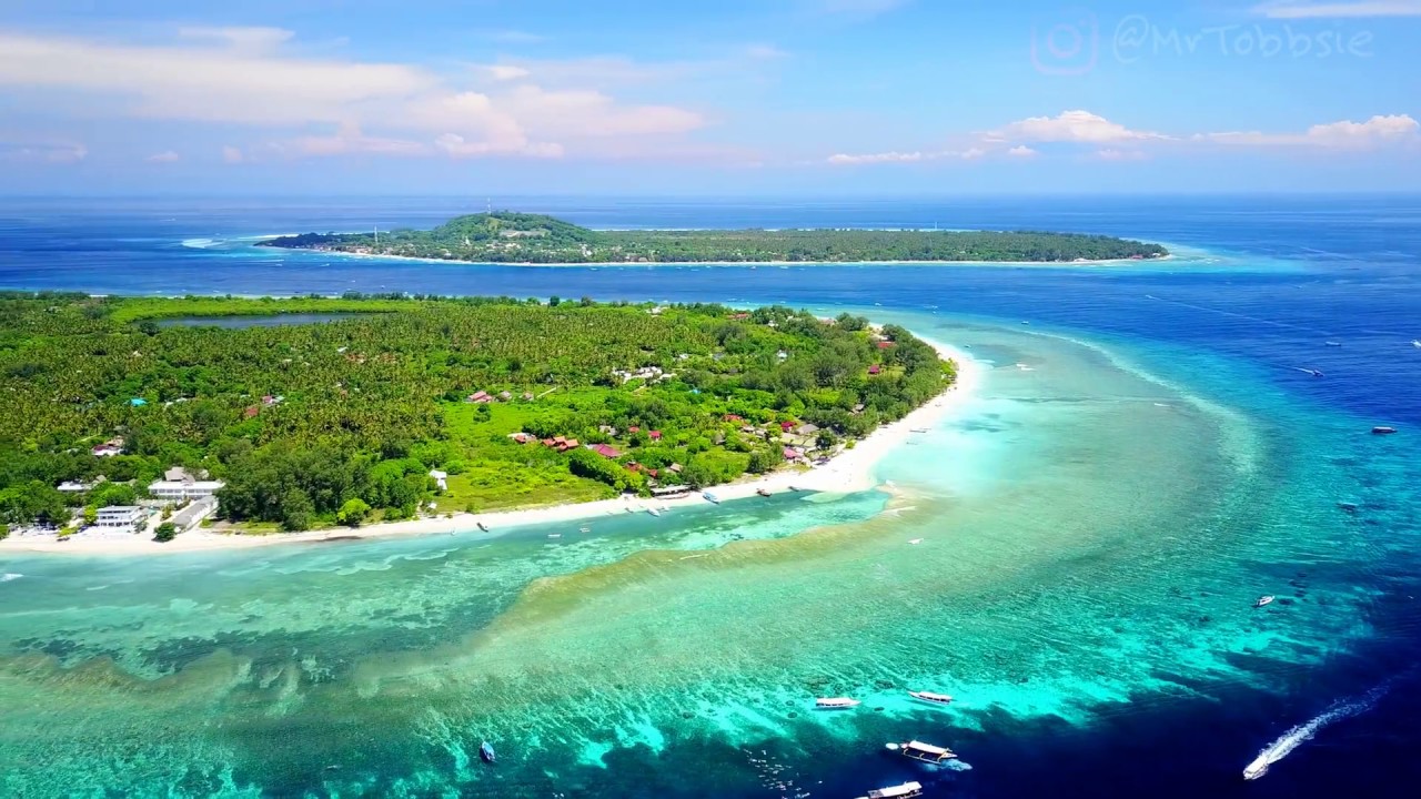 Snorkeltrip in Paradise Gili Air by air (Trawangan, Meno & Air Islands) [4K Drone] YouTube