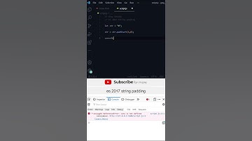 es 2017 string padding #jquery #javascript #Shorts
