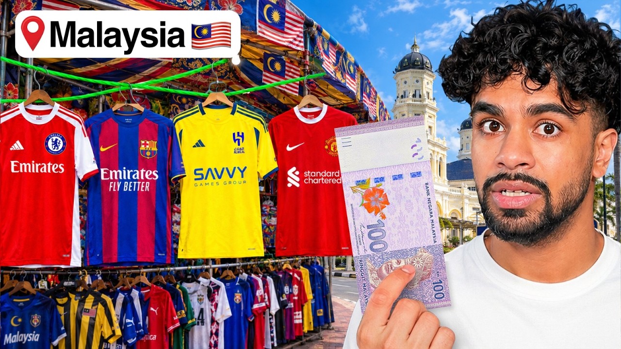 FAKE FOOTBALL SHIRT SHOPPING IN MALAYSIA!