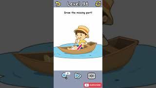 Brain Crack Level 96 Draw the missing part Walkthrough