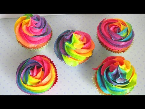 Hoe Maak Je Regenboog Unicorn Cupcakes?