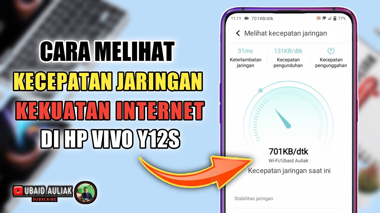 Cara Melihat Kecepatan Jaringan Di HP Vivo Y12s - YouTube