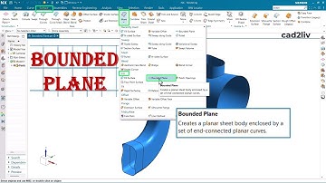 NX_Surface_Modeling | #Bounded Plane | Bounded Plane in NX | #nxtutorials | NX CAD | Cad2liv