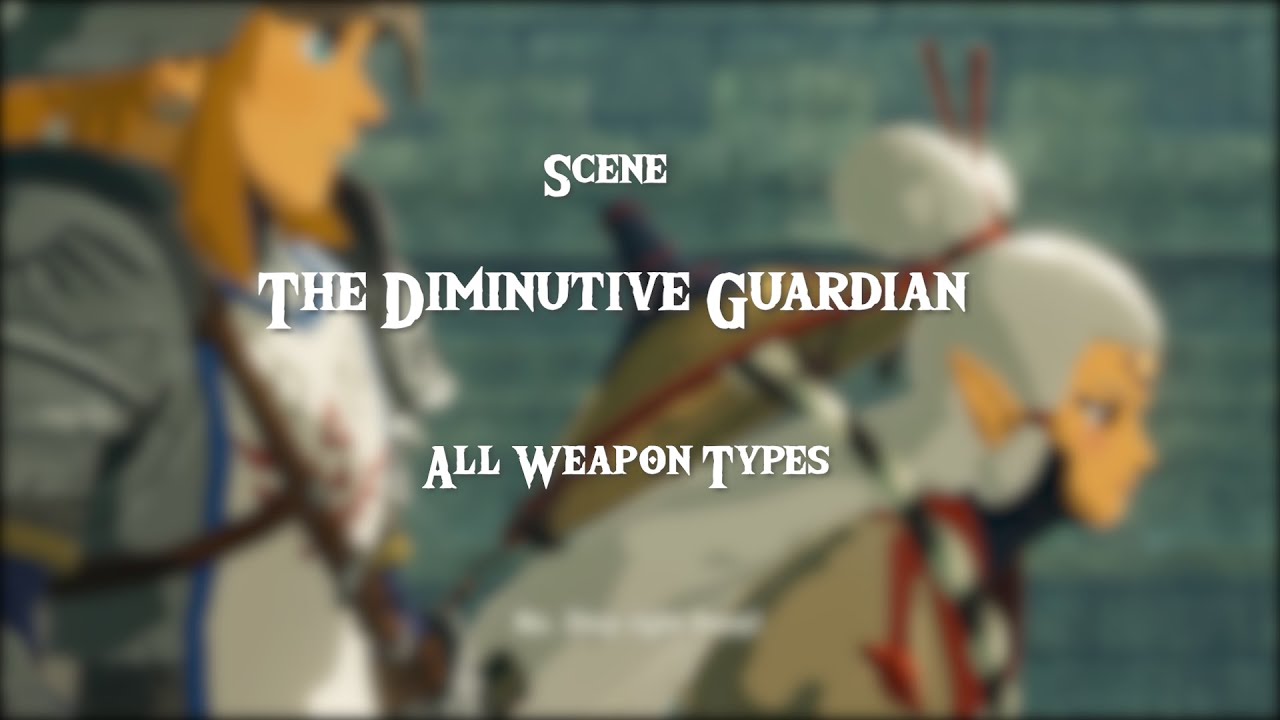 Hyrule Warriors: Age of Calamity Demo - Cutscene: The Diminutive Guardian - All Weapons