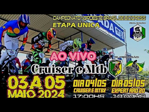 NORDESTE BRASIL BMX RACING 2024 ETAPA ÚNICA AO VIVO ( CRUIZER E MTB) NIEDSON TIBÚRCIO S.C.C PE.