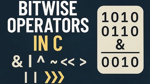 Bit Masking | Bit manipulation | Bitwise Operators in C #embeddedc #clanguage | #coding #programming