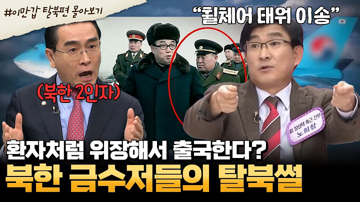 [#부칸썰] 노태우 대통령이 직접 손편지까지 쓰면서 귀순 요청?! 고위급 간부들이 김정은 배신하고 한국 오는 이유 #황장엽 #태영호 | 이만갑 1시간 몰아보기