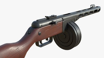 PPSh-41 sound (Sound effect) reload and shot sounds