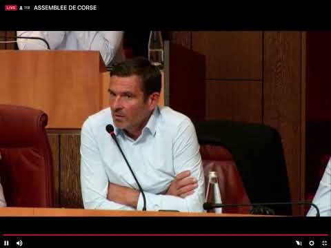 Image du reportage Convention État, CDC et Univ de Corse 2023-2027 : intervention de Jean-Martin MONDOLONI (Groupe "Un Soffiu Novu" à l'Assemblée de Corse)