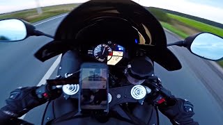 Как перекрывают Варшавку.  Прокатился на Yamaha R1