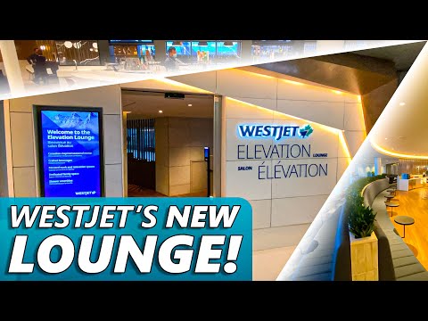 WestJet Unveils NEW 'Elevation Lounge' at Calgary Airport