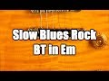 Blues/Rock Backing Track In E Minor, Gary Moore 80`s Style