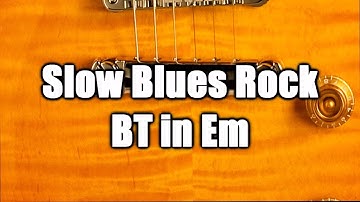 Blues/Rock Backing Track In E Minor, Gary Moore 80`s Style