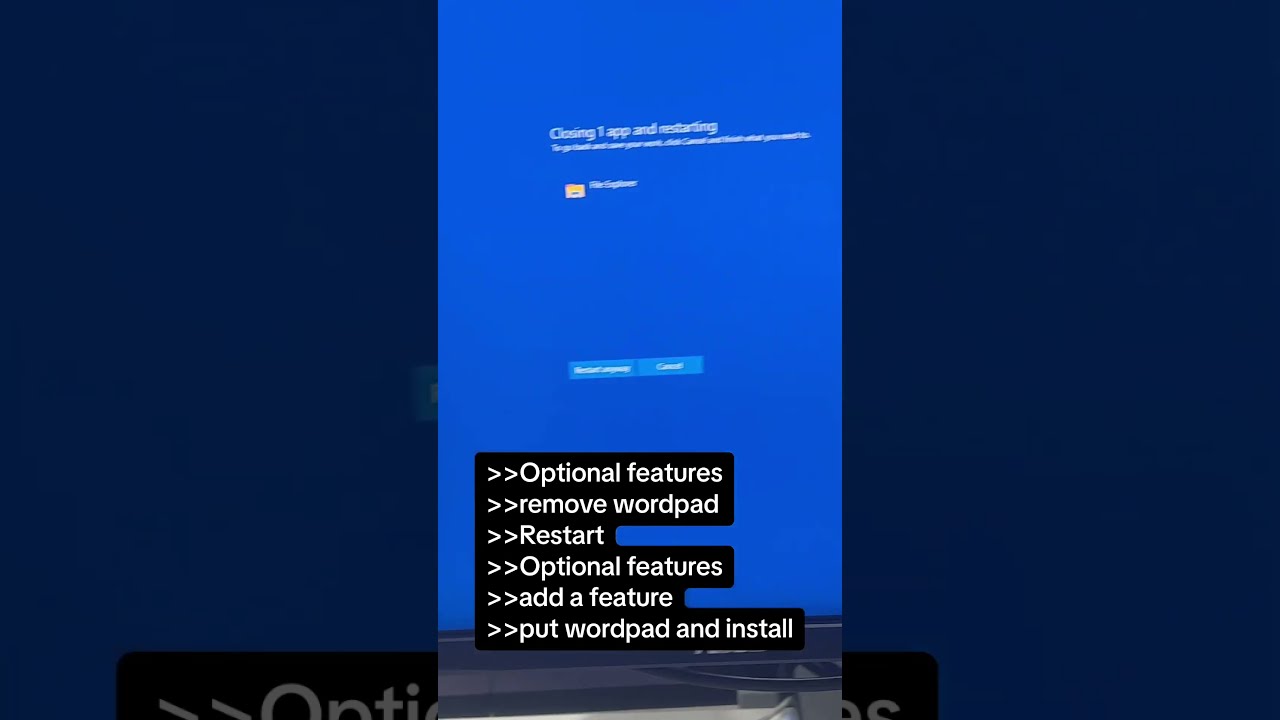 Here's how to reinstall wordpad on your Windows PC! 🔧📝