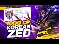 ZED ONLY TO KOREAN RANK 1??? 1250LP AND ONLY CLIMBING - ZED99 REVIEW