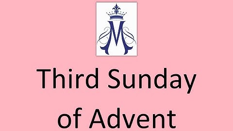 Third Sunday of Advent (Sun. 10 AM) - December 17, 2023