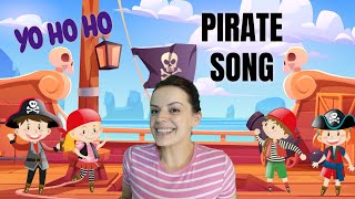 Yo Ho Ho - A Pirates Life For Me Pirate Song For Kids - Katies Sing-Along Songs