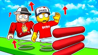 Místo nohou máme pružinu... | Easy Spring Obby! ꔛ (roblox)