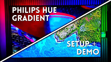 Philips Hue Gradient - 75-inch Light Strip Setup And Demo