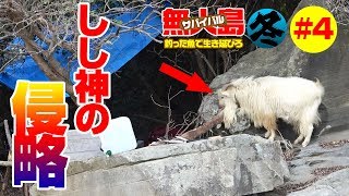 「真冬の無人島」2泊3日釣った魚で0円サバイバル生活#4