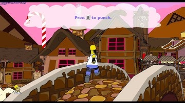 The Simpsons game (WII) gameplay - GogetaSuperx