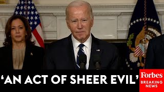BREAKING NEWS: President Biden Gives Remarks On Hamas Attack On Israel: 'This Is Terrorism'