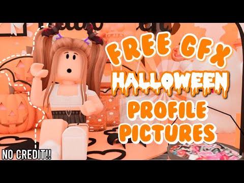 FREE Halloween GFX profile pictures! | ROBLOX | NO CREDIT - YouTube