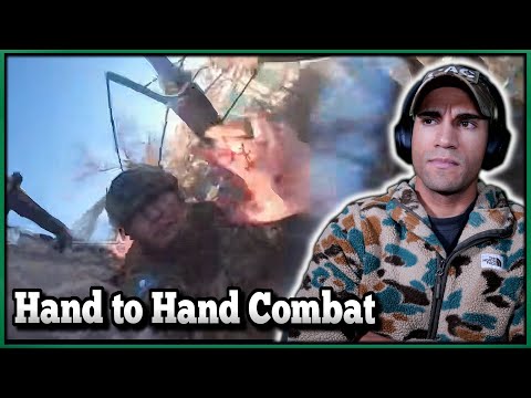 Реакция морского пехотинца на жестокий рукопашный бой