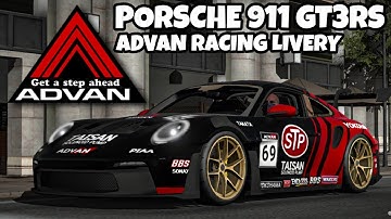 Easy Porsche 911 GT3 RS Advan Racing Livery | Car Parking Multiplayer