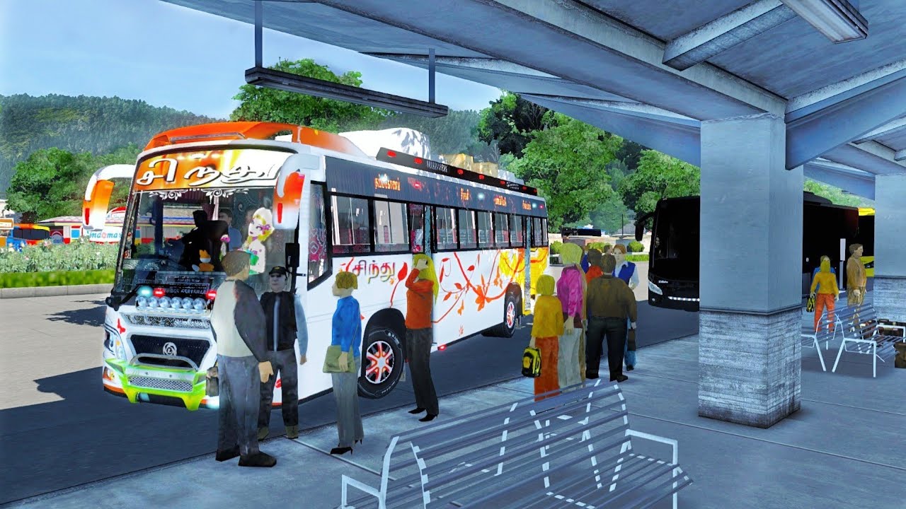 Sinthu Bus Driving on ICRF Reworked Map|Ets2 gameplay..