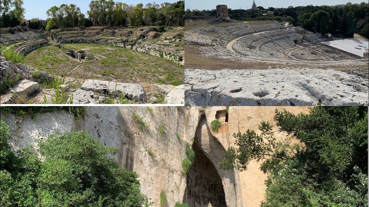 A visit to the Archeological park of Syracuse, Sicily.. সিরাকুসার প্রত্নতাত্ত্বিক উদ্যান পরিদর্শন।