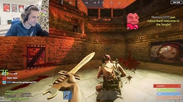 XQC VS MYTH IN THE OTV RUST GLADIATOR ARENA