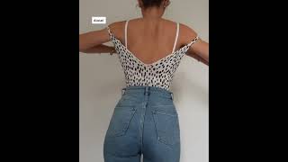 HOW TO HIDE YOUR BRA LOW BACK TOPS #short